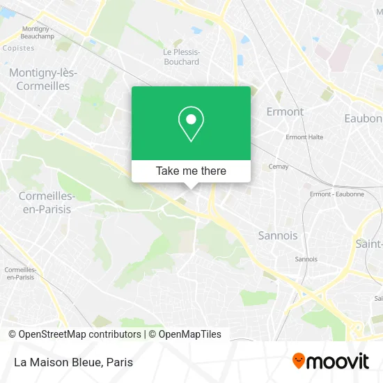 La Maison Bleue map