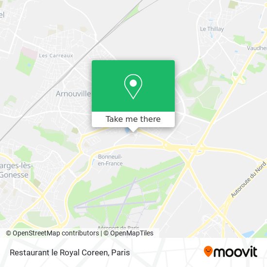 Restaurant le Royal Coreen map