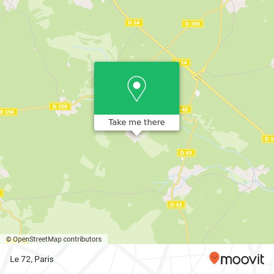 Le 72, 4 Rue de Octave de Boury 95450 Gadancourt map