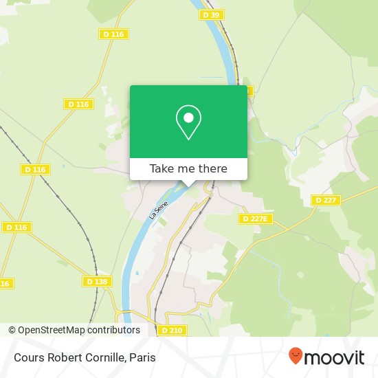 Mapa Cours Robert Cornille