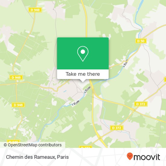 Mapa Chemin des Rameaux