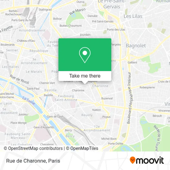 Rue de Charonne map