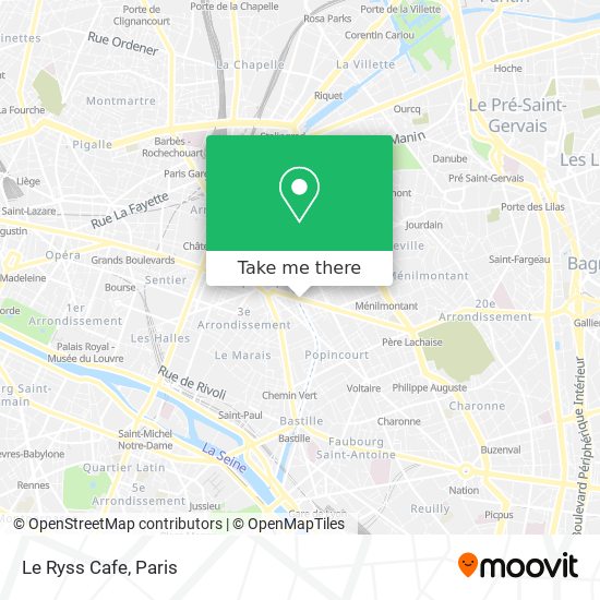 Mapa Le Ryss Cafe