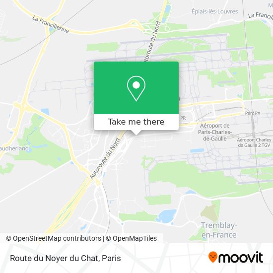 Route du Noyer du Chat map