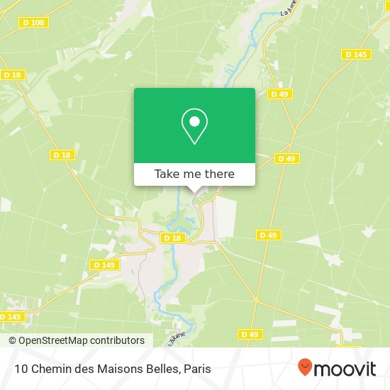 10 Chemin des Maisons Belles map