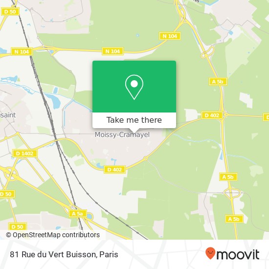 81 Rue du Vert Buisson map