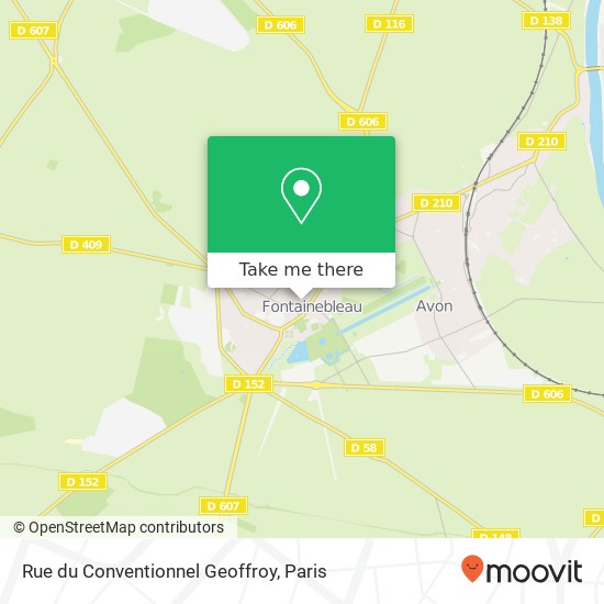 Rue du Conventionnel Geoffroy map