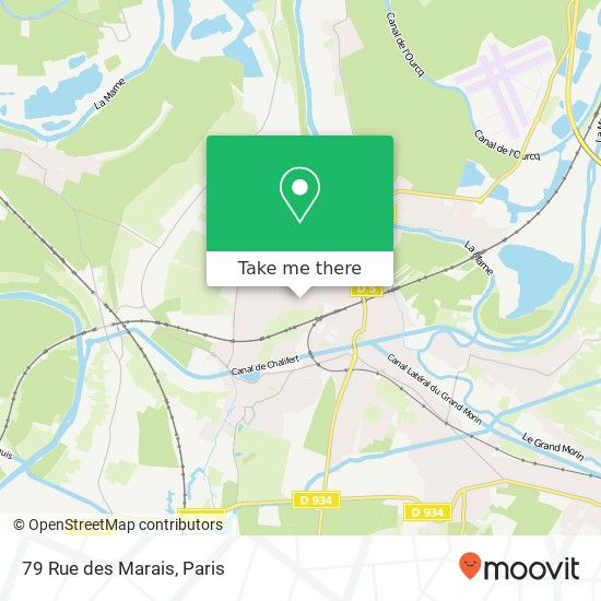 79 Rue des Marais map