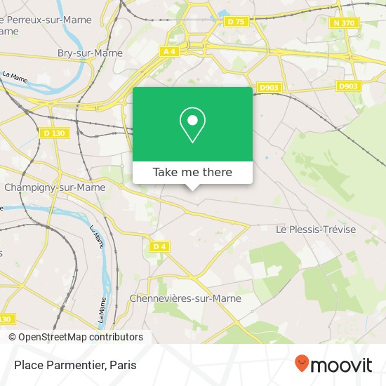 Place Parmentier map