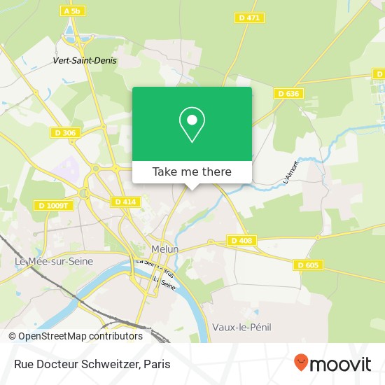 Mapa Rue Docteur Schweitzer