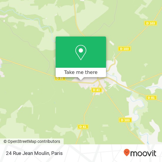 Mapa 24 Rue Jean Moulin