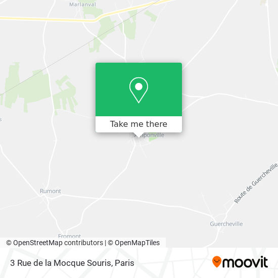 Mapa 3 Rue de la Mocque Souris