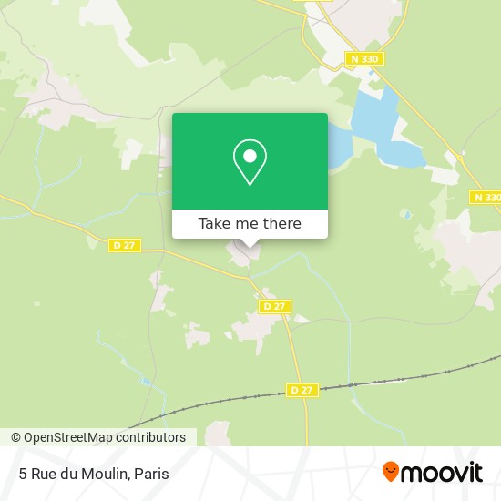 Mapa 5 Rue du Moulin