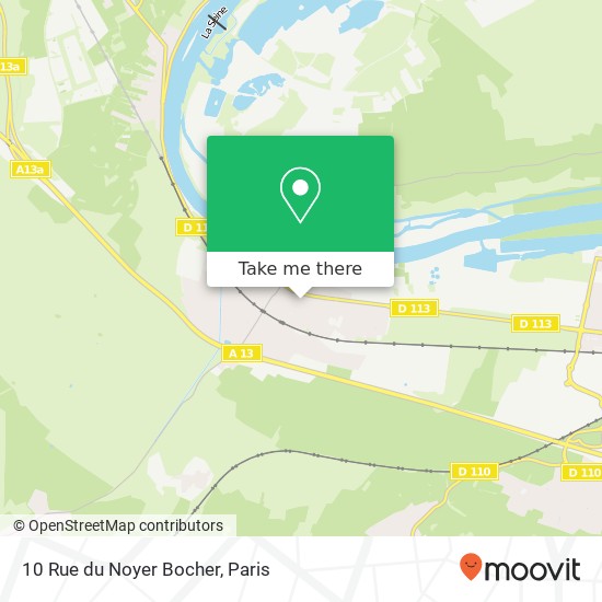 Mapa 10 Rue du Noyer Bocher