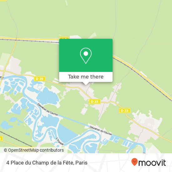 4 Place du Champ de la Fête map