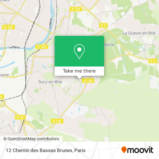 12 Chemin des Basses Brunes map