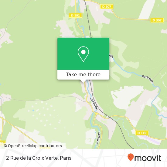 2 Rue de la Croix Verte map