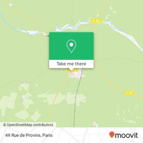 Mapa 49 Rue de Provins