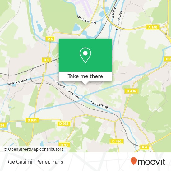 Mapa Rue Casimir Périer