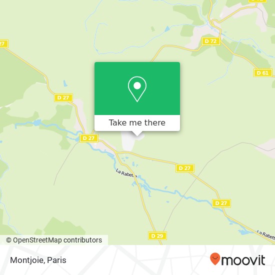 Montjoie map