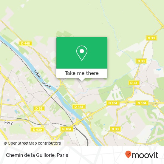 Chemin de la Guillorie map