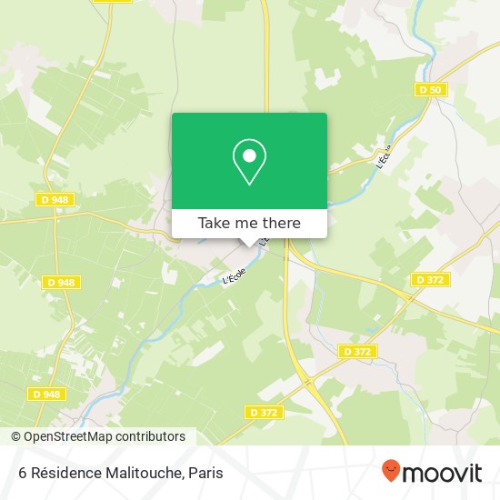 6 Résidence Malitouche map