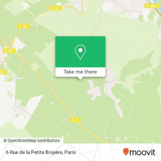 Mapa 6 Rue de la Petite Bruyère
