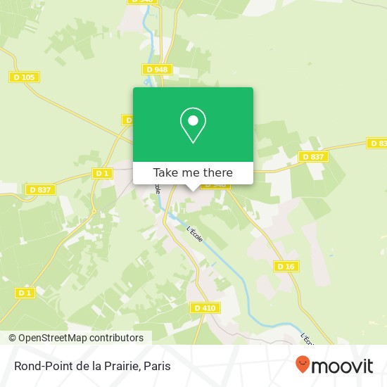 Rond-Point de la Prairie map