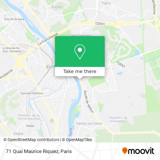 71 Quai Maurice Riquiez map
