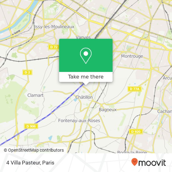 4 Villa Pasteur map