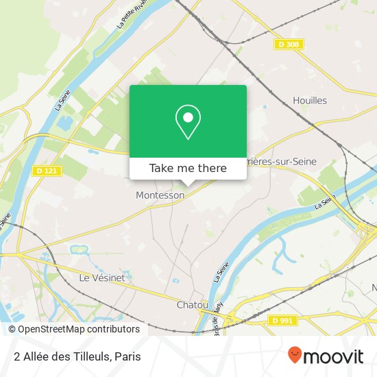 2 Allée des Tilleuls map