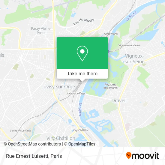 Rue Ernest Luisetti map