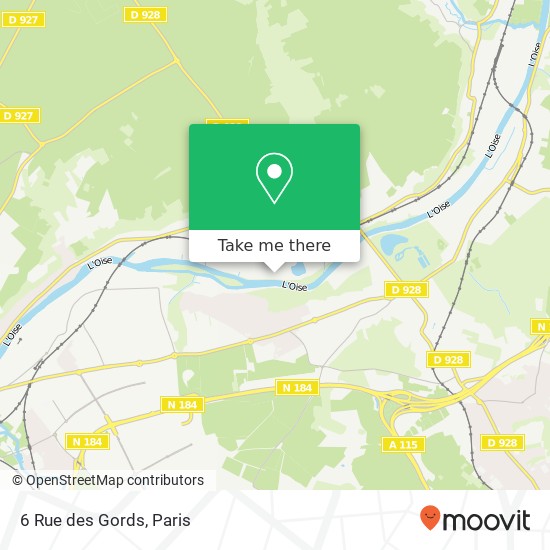 6 Rue des Gords map