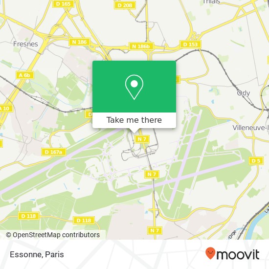 Mapa Essonne