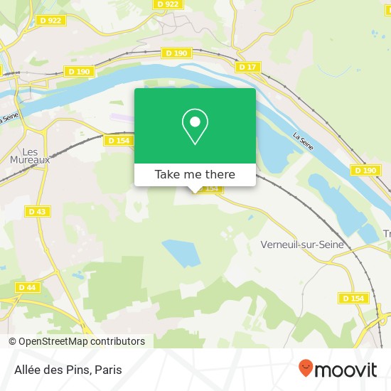 Allée des Pins map