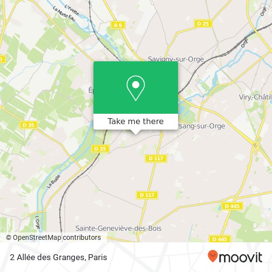 2 Allée des Granges map