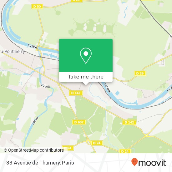33 Avenue de Thumery map