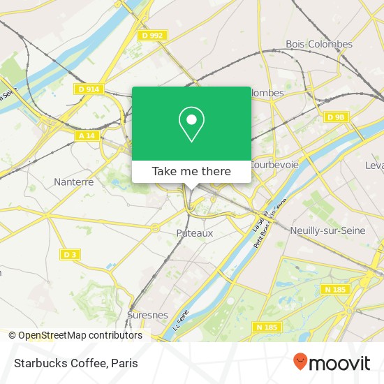 Starbucks Coffee map