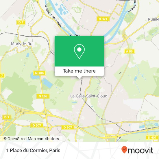 Mapa 1 Place du Cormier