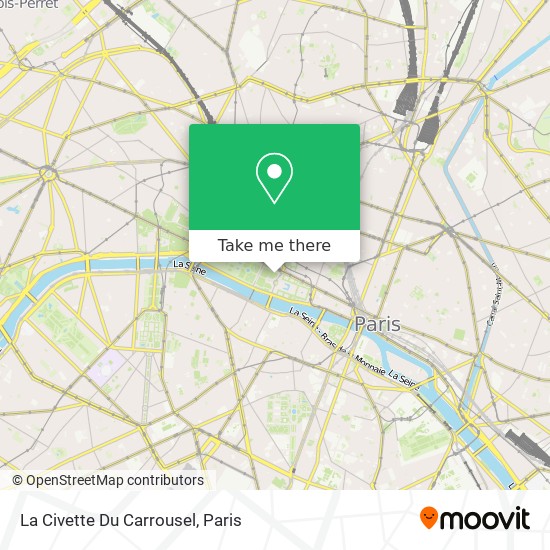 La Civette Du Carrousel map