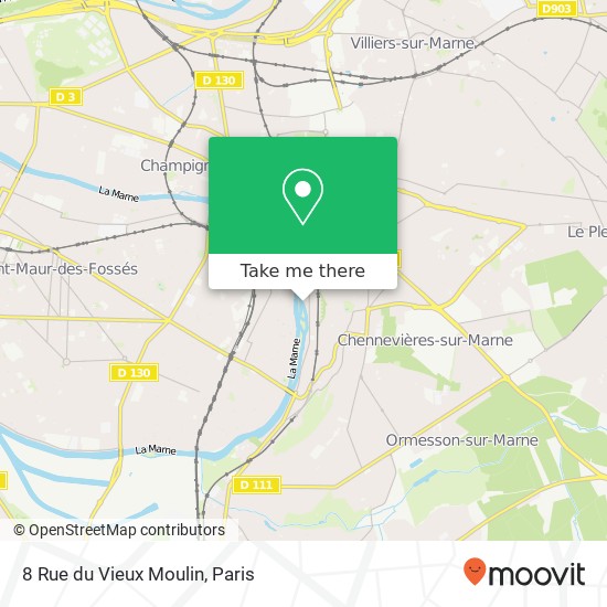 8 Rue du Vieux Moulin map