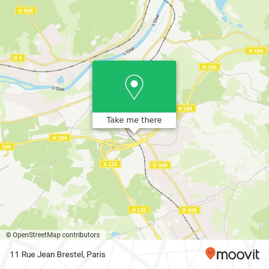 Mapa 11 Rue Jean Brestel