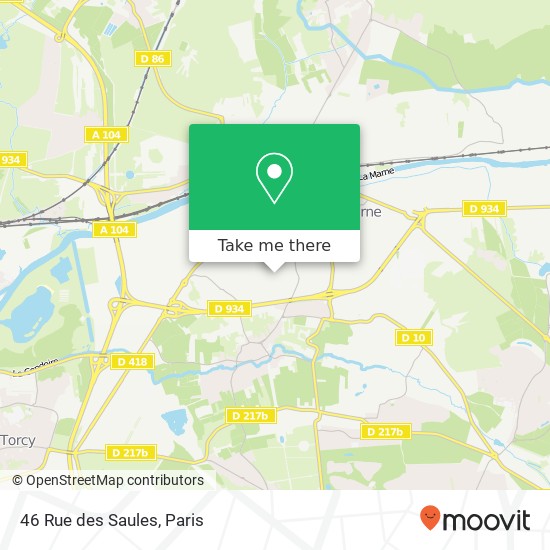 46 Rue des Saules map