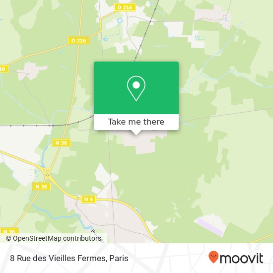 Mapa 8 Rue des Vieilles Fermes