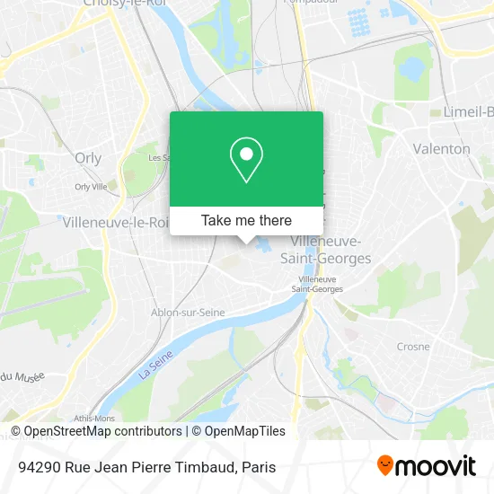 94290 Rue Jean Pierre Timbaud map