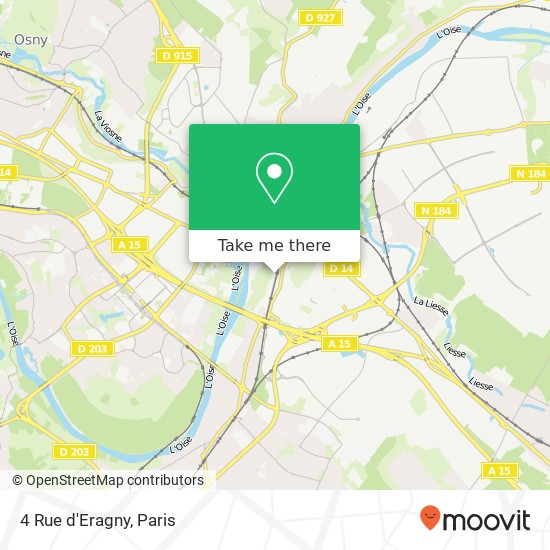 4 Rue d'Eragny map