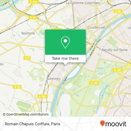 Romain Chapuis Coiffure map