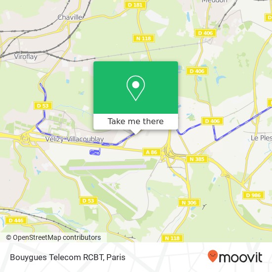 Mapa Bouygues Telecom RCBT