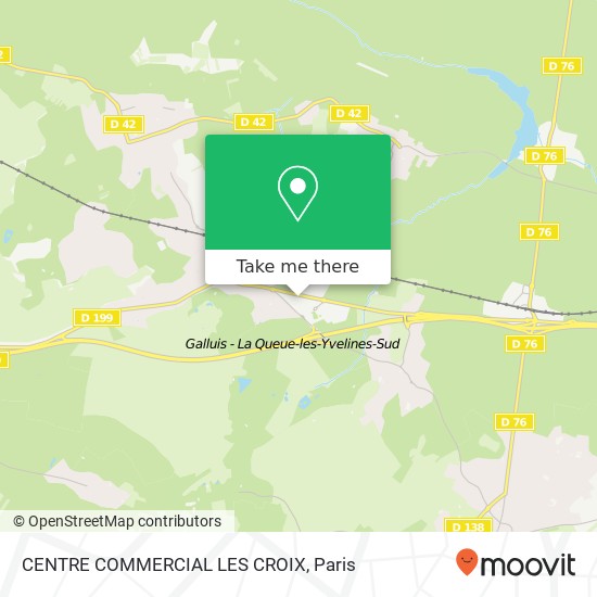 CENTRE COMMERCIAL LES CROIX map