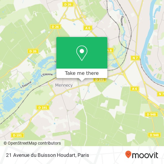 21 Avenue du Buisson Houdart map